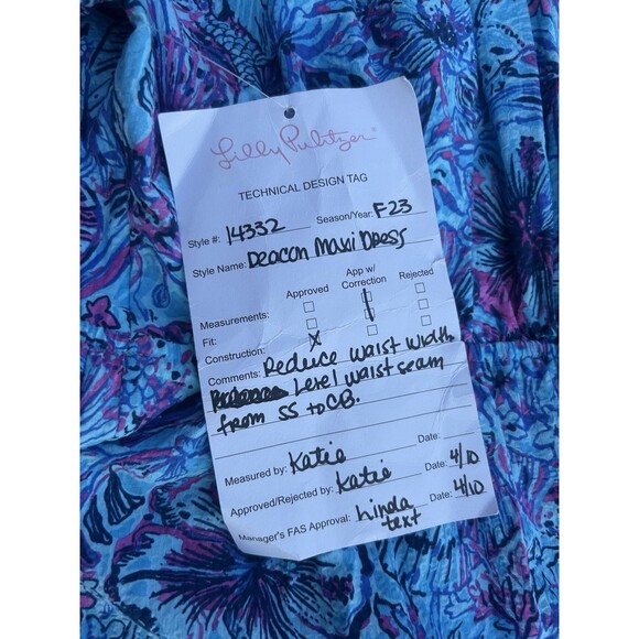 Lilly Pulitzer Beacon Maxi Dress Shells N Bells Print Size 4 Linen Blend NWT - Picture 6 of 8